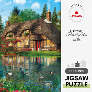 appleone-1000-840-illustration-floral-lake-villa-1000-pieces-jigsaw-puzzle