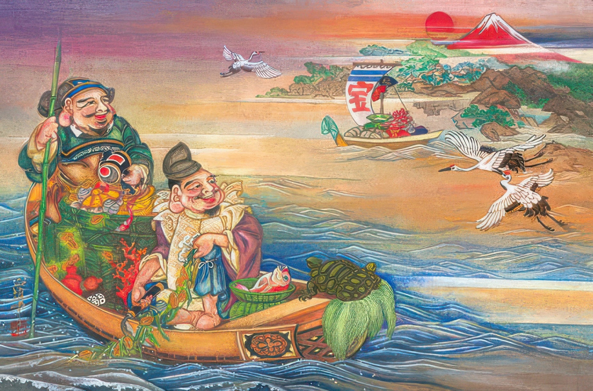 appleone-1000-844-illustration-ebisu-mowing-boat-1000-pieces-jigsaw-puzzle