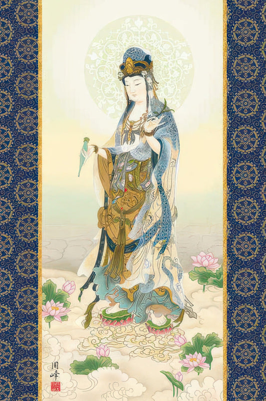 Appleone 1000-850　Religious • Buddhist Saint on the Sacred Lotus　1000 Pieces Jigsaw Puzzle