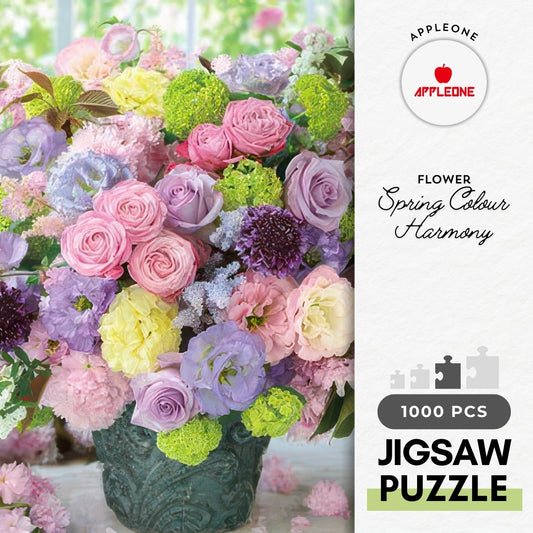 Appleone 1000-858　Flower • Spring Colour Harmony　1000 Pieces Jigsaw Puzzle