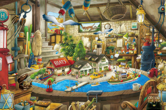 Appleone 1000-859　Illustration • Little Harbour　1000 Pieces Jigsaw Puzzle