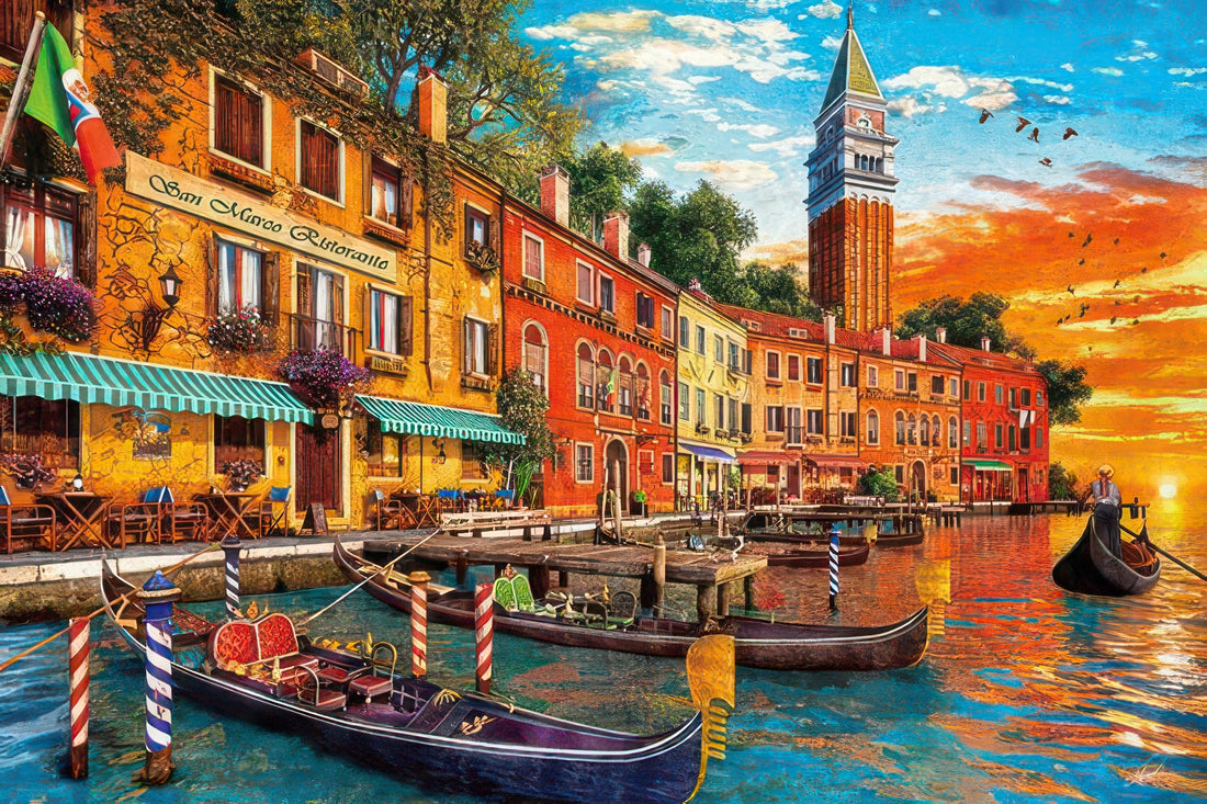 appleone-1000-860-illustration-san-marco-sunset-venice-1000-pieces-jigsaw-puzzle