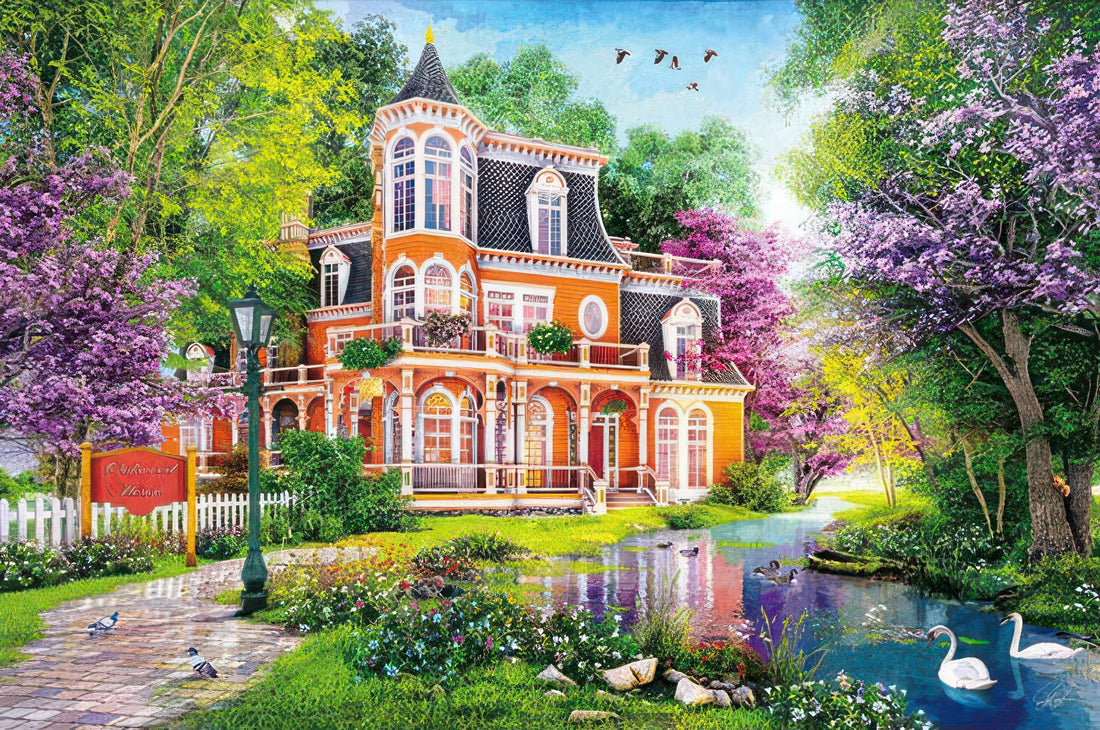 appleone-1000-864-illustration-welcome-to-oakwood-house-1000-pieces-jigsaw-puzzle