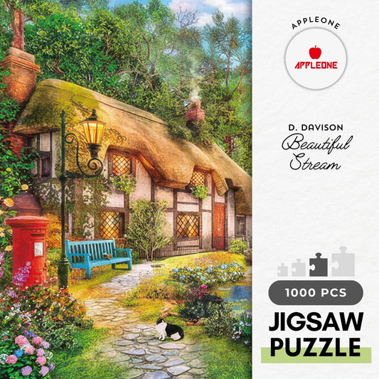 Appleone 1000-874　Illustration • Beautiful Stream　1000 Pieces Jigsaw Puzzle