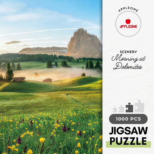 Appleone 1000-876　Scenery • Morning at Dolomites　1000 Pieces Jigsaw Puzzle