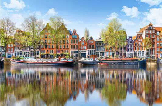 Appleone 1000-877　Scenery • City of Canals and Traditions, Amsterdam　1000 Pieces Jigsaw Puzzle