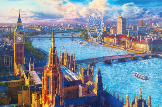 Appleone 1000-887　Scenery • Majestic London　1000 Pieces Jigsaw Puzzle