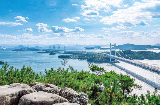 Appleone 1000-891　Scenery • Great Seto Bridge from Mt. Washu　1000 Pieces Jigsaw Puzzle