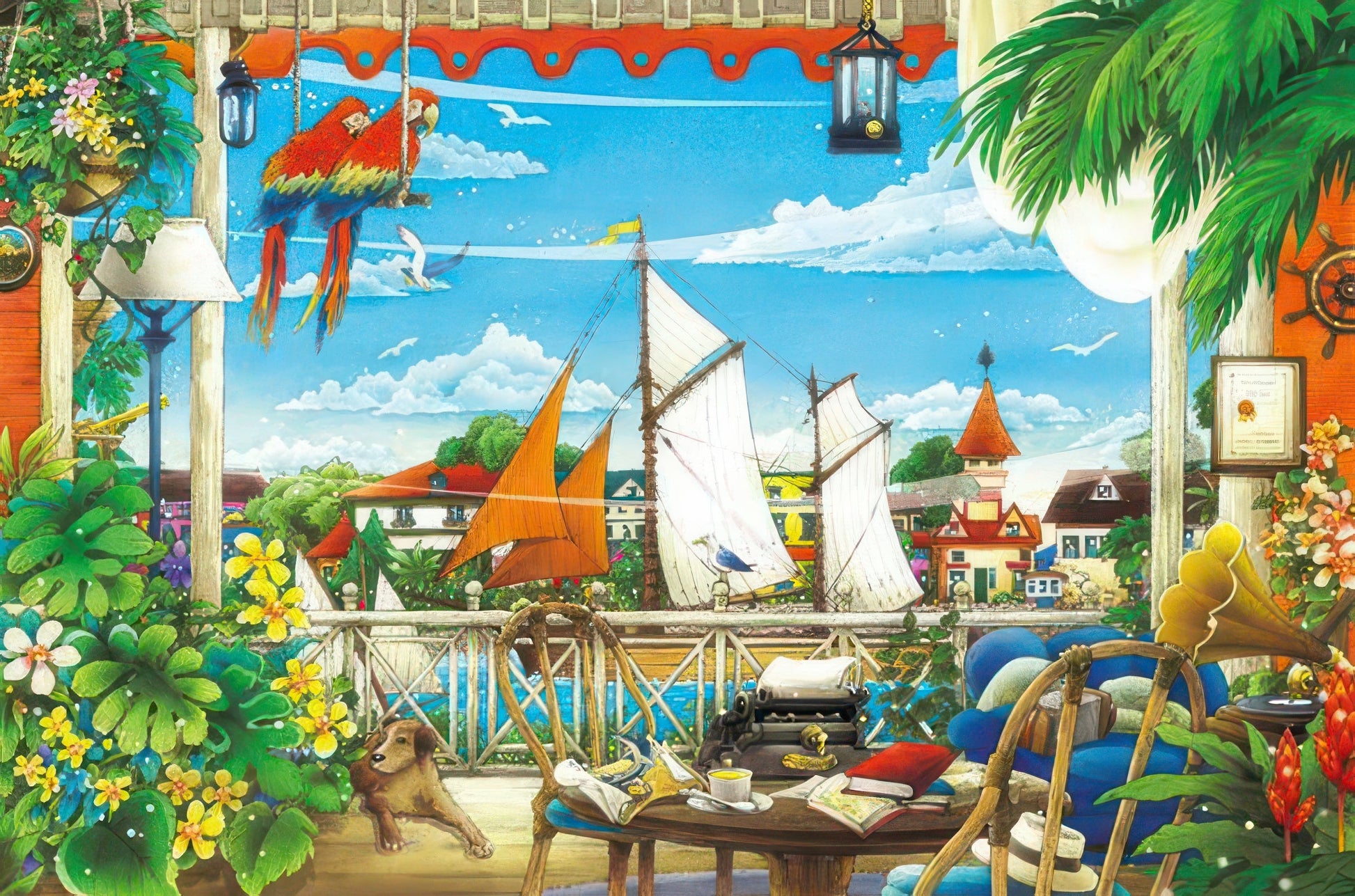 appleone-1000-893-illustration-carribean-holiday-1000-pieces-jigsaw-puzzle