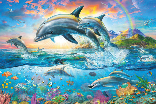 Appleone 1000-894　Animal • Dolphin Parade　1000 Pieces Jigsaw Puzzle