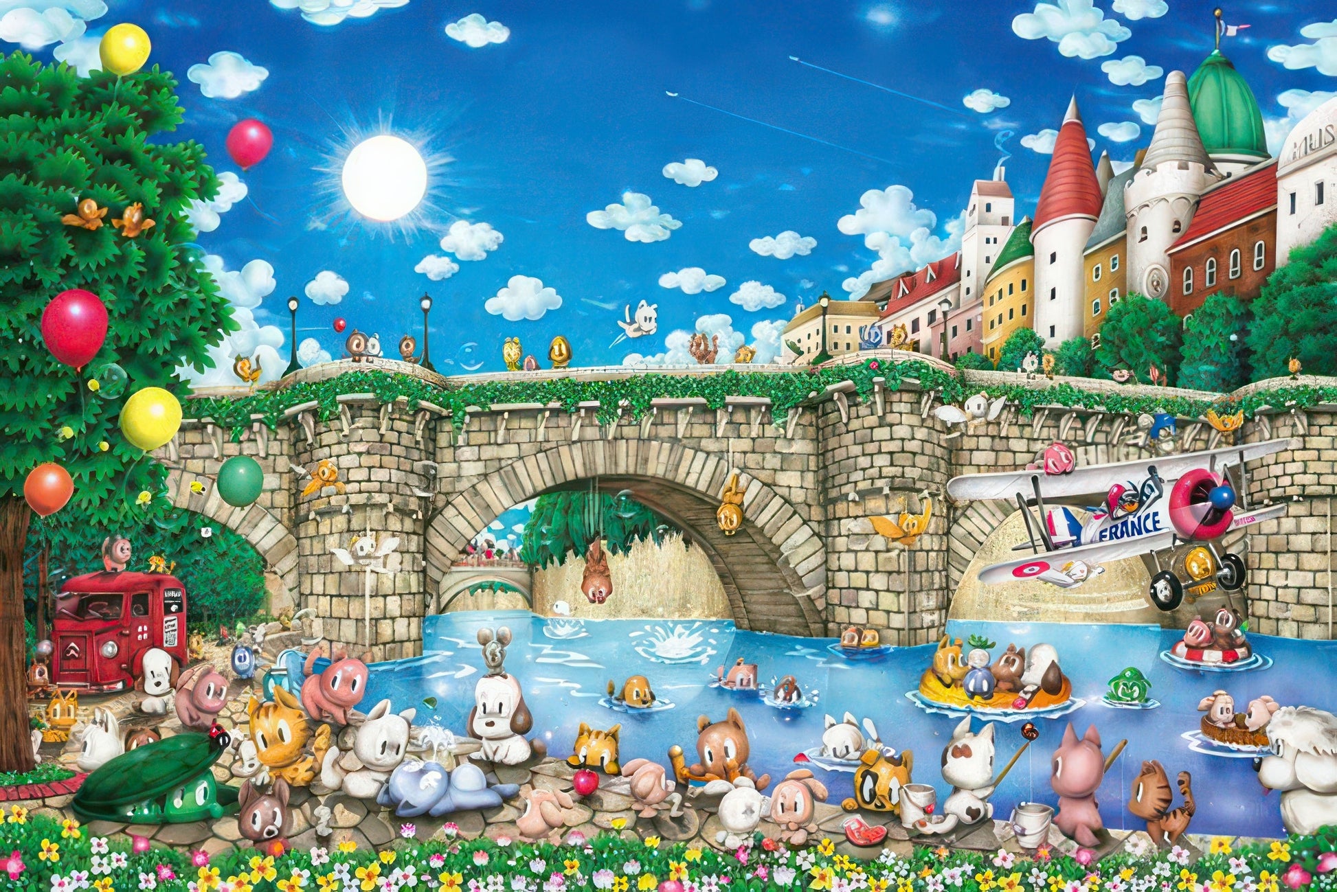 appleone-1000-911-animal-pont-neuf-cats-1000-pieces-jigsaw-puzzle