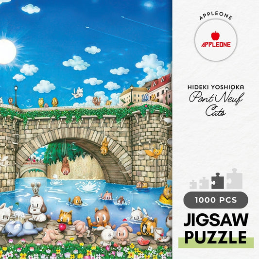 Appleone 1000-911　Animal • Pont Neuf Cats　1000 Pieces Jigsaw Puzzle