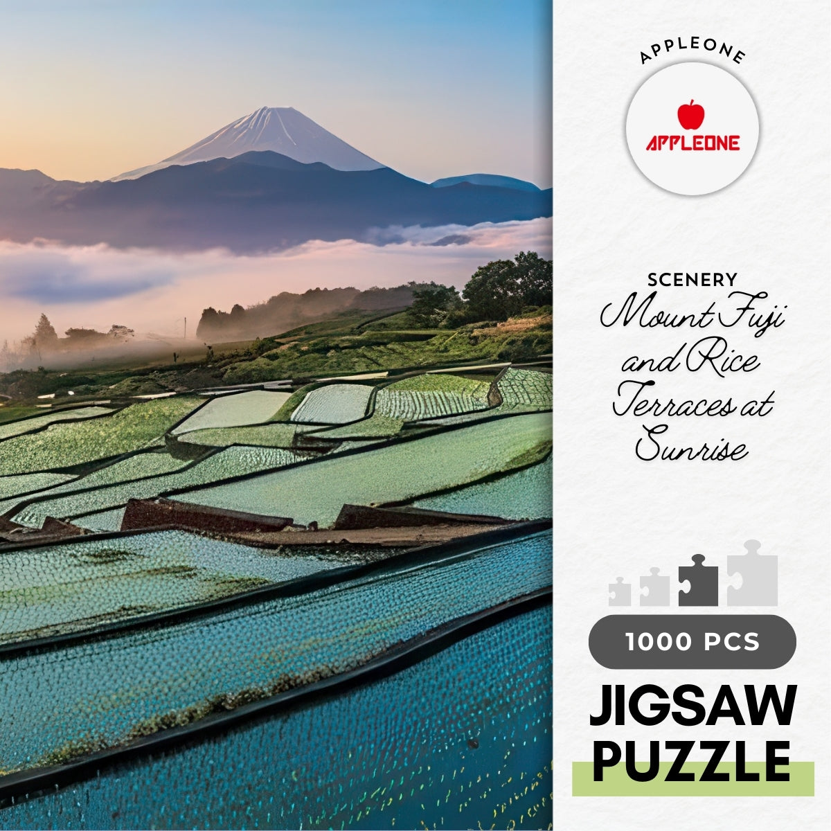 appleone-1000-914-scenery-mount-fuji-and-rice-terraces-at-sunrise-1000-pieces-jigsaw-puzzle