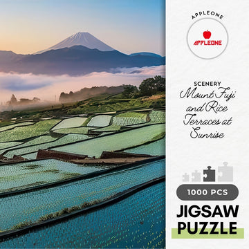 appleone-1000-914-scenery-mount-fuji-and-rice-terraces-at-sunrise-1000-pieces-jigsaw-puzzle