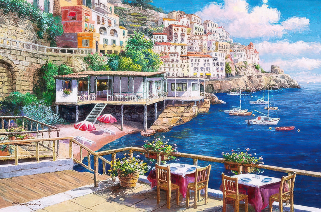 appleone-1000-915-illustration-amalfi-coast-in-the-sun-1000-pieces-jigsaw-puzzle