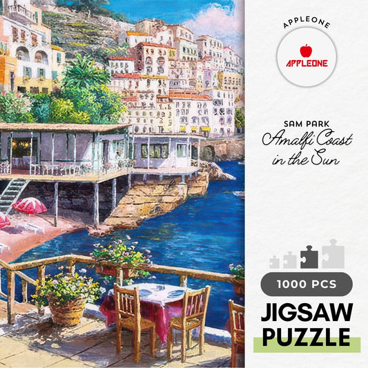 Appleone 1000-915　Illustration • Amalfi Coast in the Sun　1000 Pieces Jigsaw Puzzle