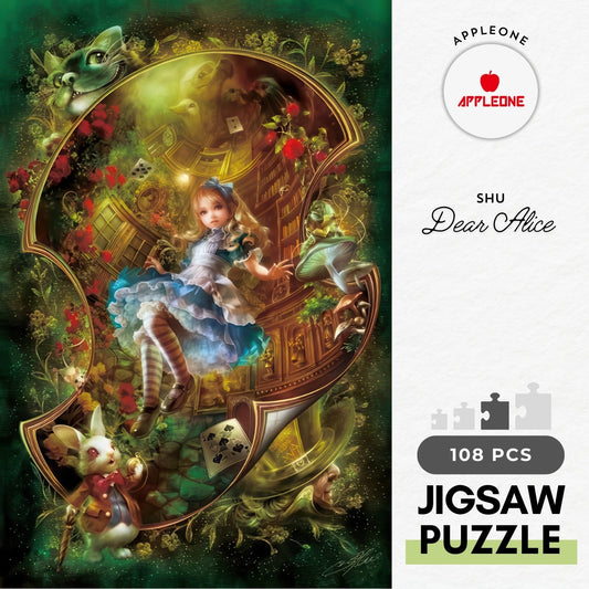 Appleone 108-076　Illustration • Dear Alice　108 Pieces Jigsaw Puzzle