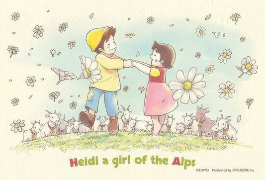 Appleone 120-024　Heidi Girl of the Alps • Spring Dance　120 Pieces Jigsaw Puzzle