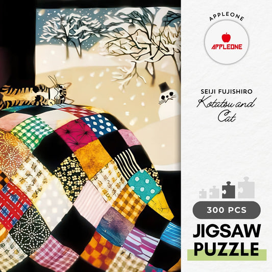 Appleone 300-147　Illustration • Kotatsu and Cat　300 Pieces Jigsaw Puzzle