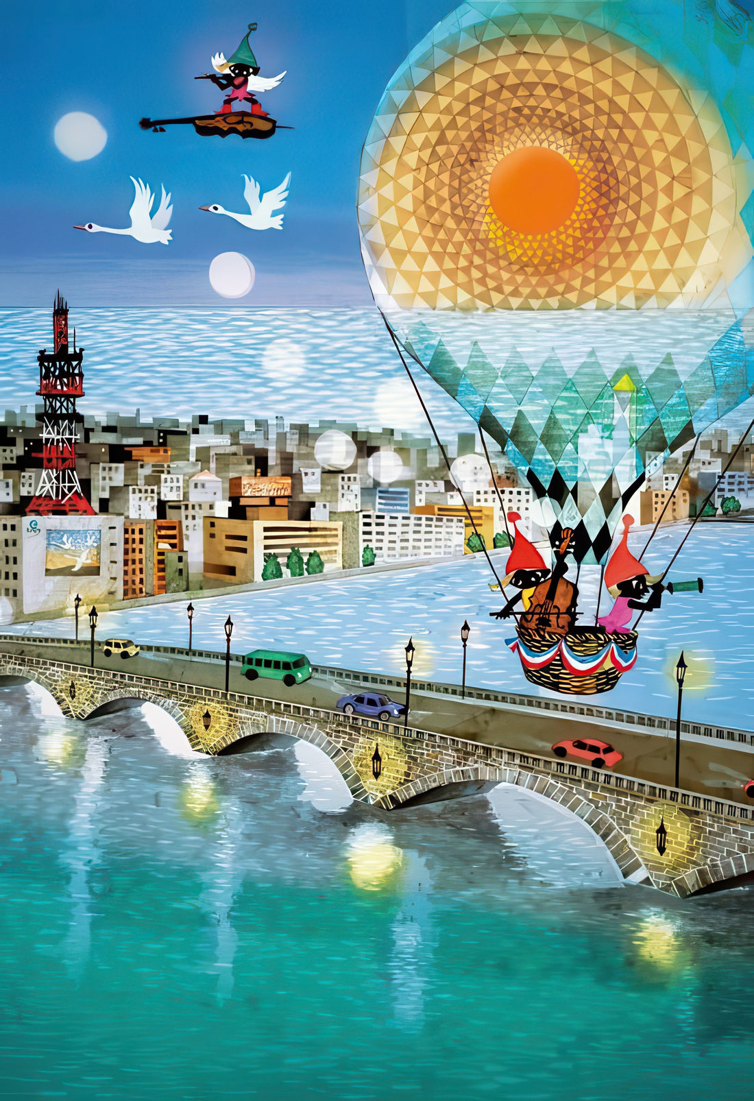 appleone-300-217-illustration-dream-of-a-little-bridge-300-pieces-jigsaw-puzzle