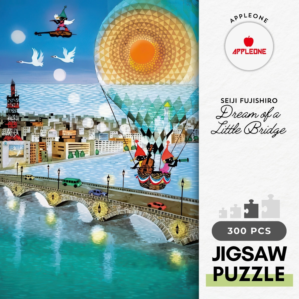 appleone-300-217-illustration-dream-of-a-little-bridge-300-pieces-jigsaw-puzzle