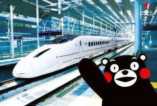 Appleone 300-273　Kumamon • Yokamon Kyushu Shinkansen　300 Pieces Jigsaw Puzzle