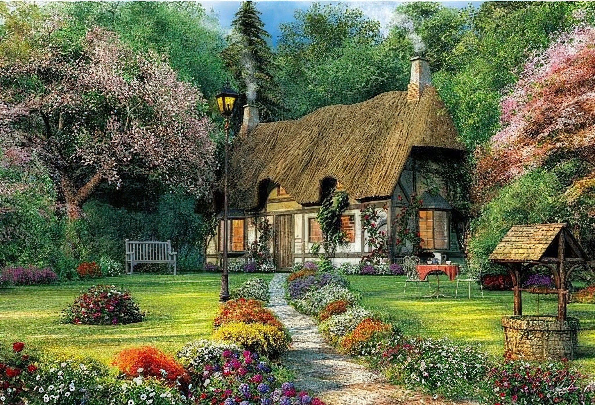 appleone-300-290-scenery-chimney-cottage-300-pieces-jigsaw-puzzle