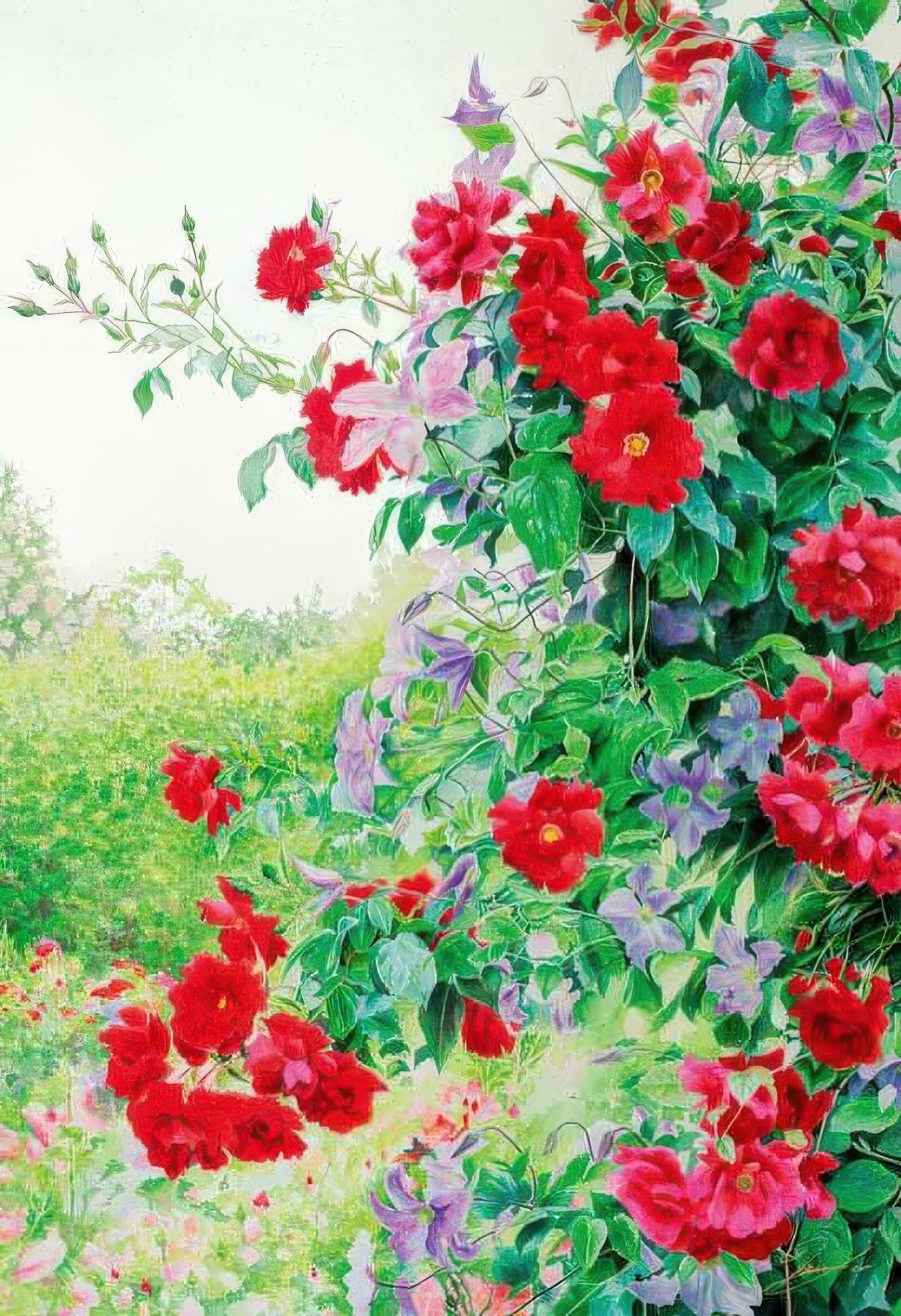 appleone-300-299-flower-rose-and-clematis-300-pieces-jigsaw-puzzle