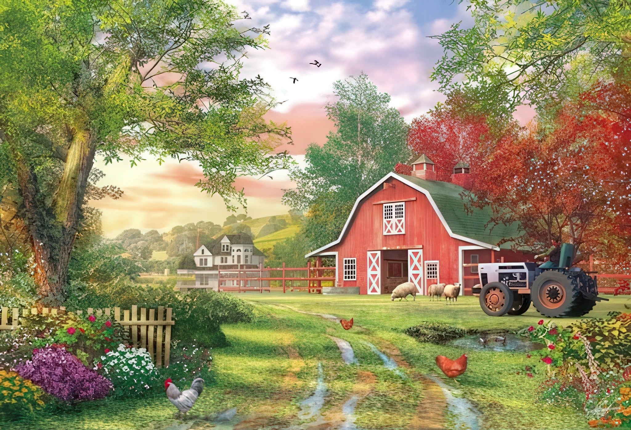 appleone-300-302-scenery-traditional-farm-300-pieces-jigsaw-puzzle