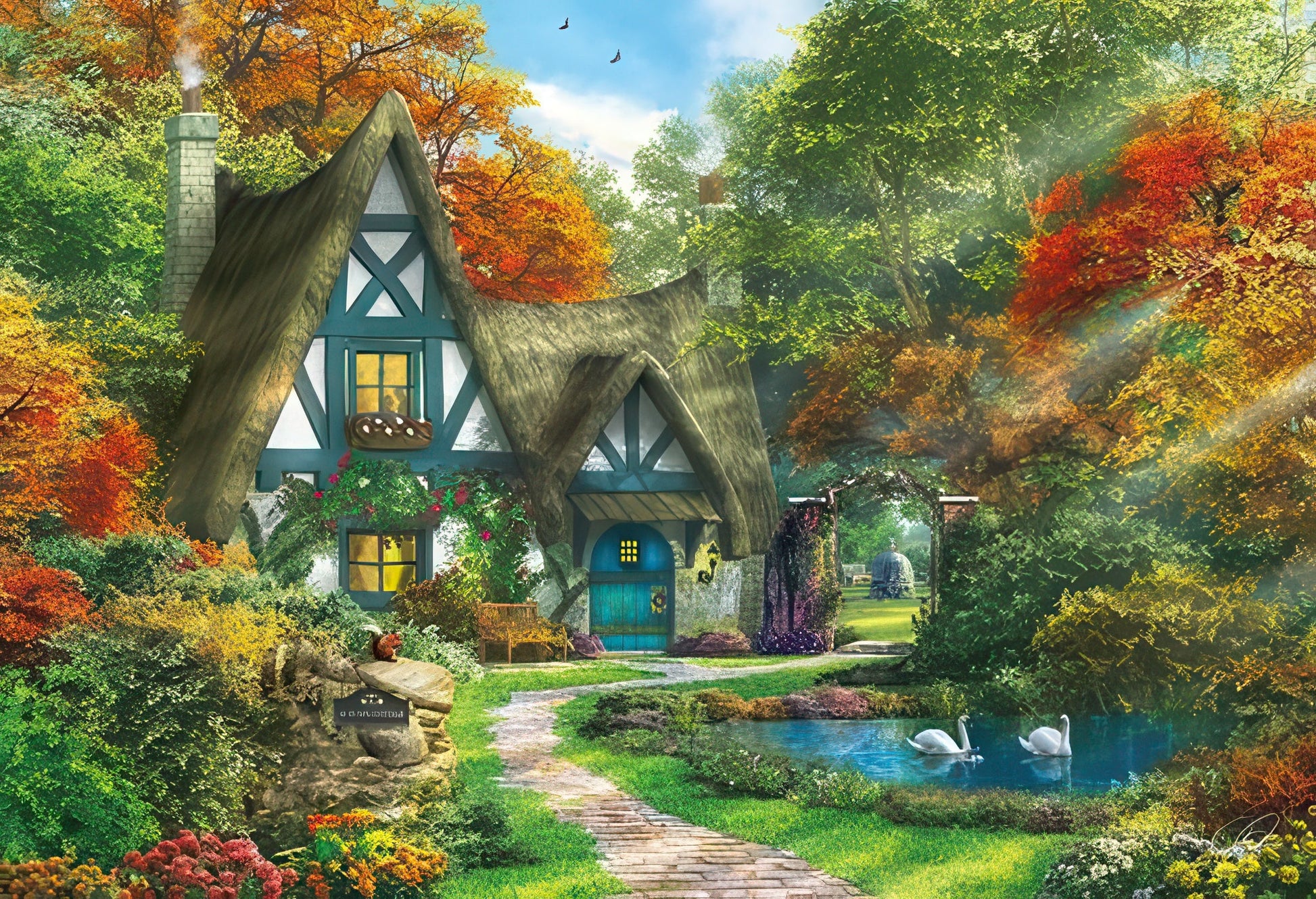 appleone-300-329-illustration-autumn-cottage-300-pieces-jigsaw-puzzle