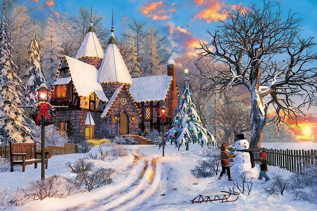 appleone-300-333-illustration-christmas-cottage-300-pieces-jigsaw-puzzle