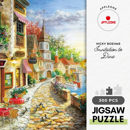 Appleone 300-335　Illustration • Invitation to Dine　300 Pieces Jigsaw Puzzle