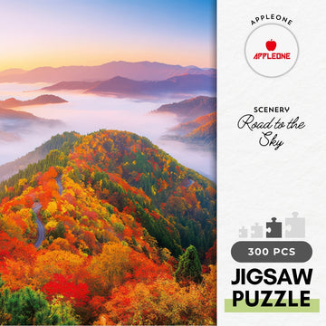 appleone-300-347-scenery-road-to-the-sky-300-pieces-jigsaw-puzzle