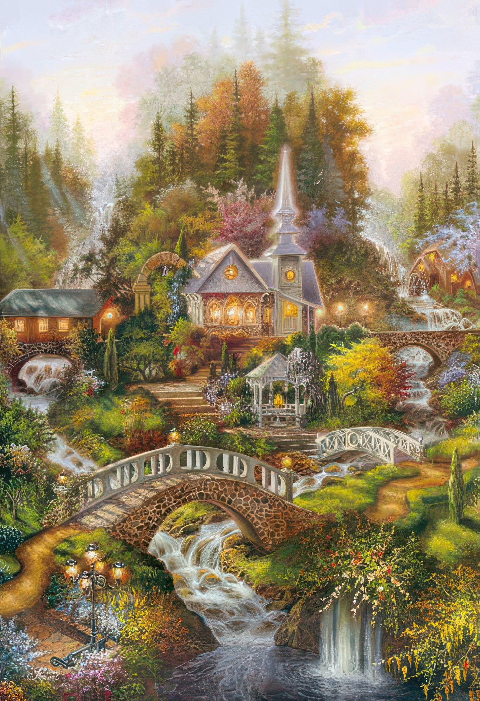 appleone-300-351-illustration-light-sanctuary-300-pieces-jigsaw-puzzle