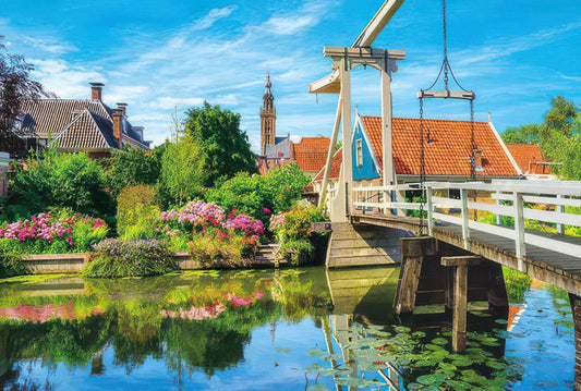 Appleone 300-363　Scenery • Dutch Drawbridge in Spring　300 Pieces Jigsaw Puzzle