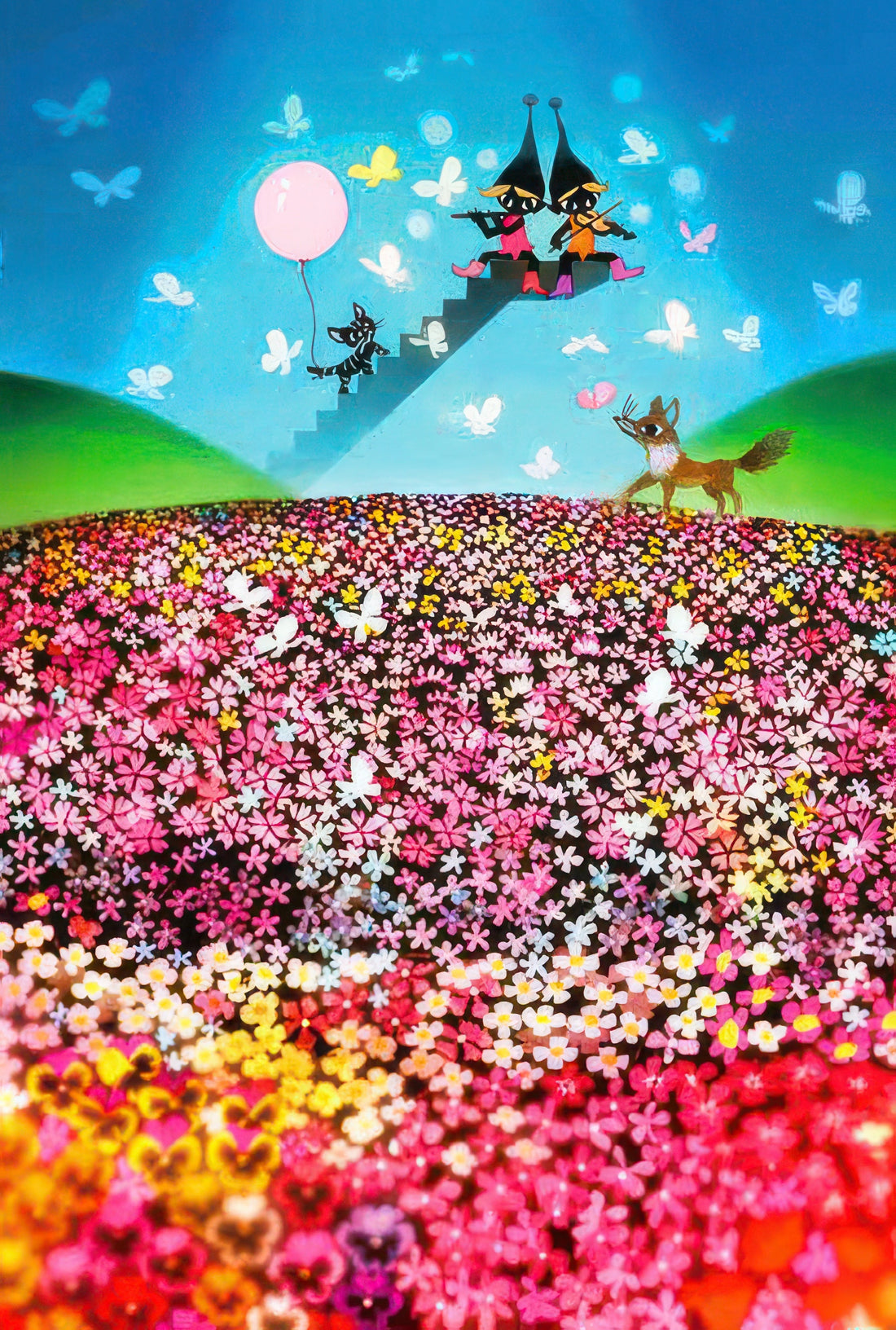 appleone-300-368-illustration-flowers-and-dwarves-300-pieces-jigsaw-puzzle