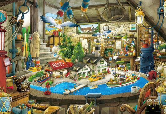 Appleone 300-371　Illustration • Little Harbour　300 Pieces Jigsaw Puzzle