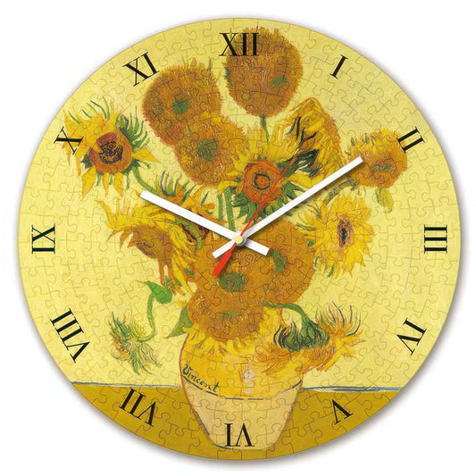 Appleone 4240-001　Fine Art • Sunflower　240 Pieces Plastic Clock Puzzle