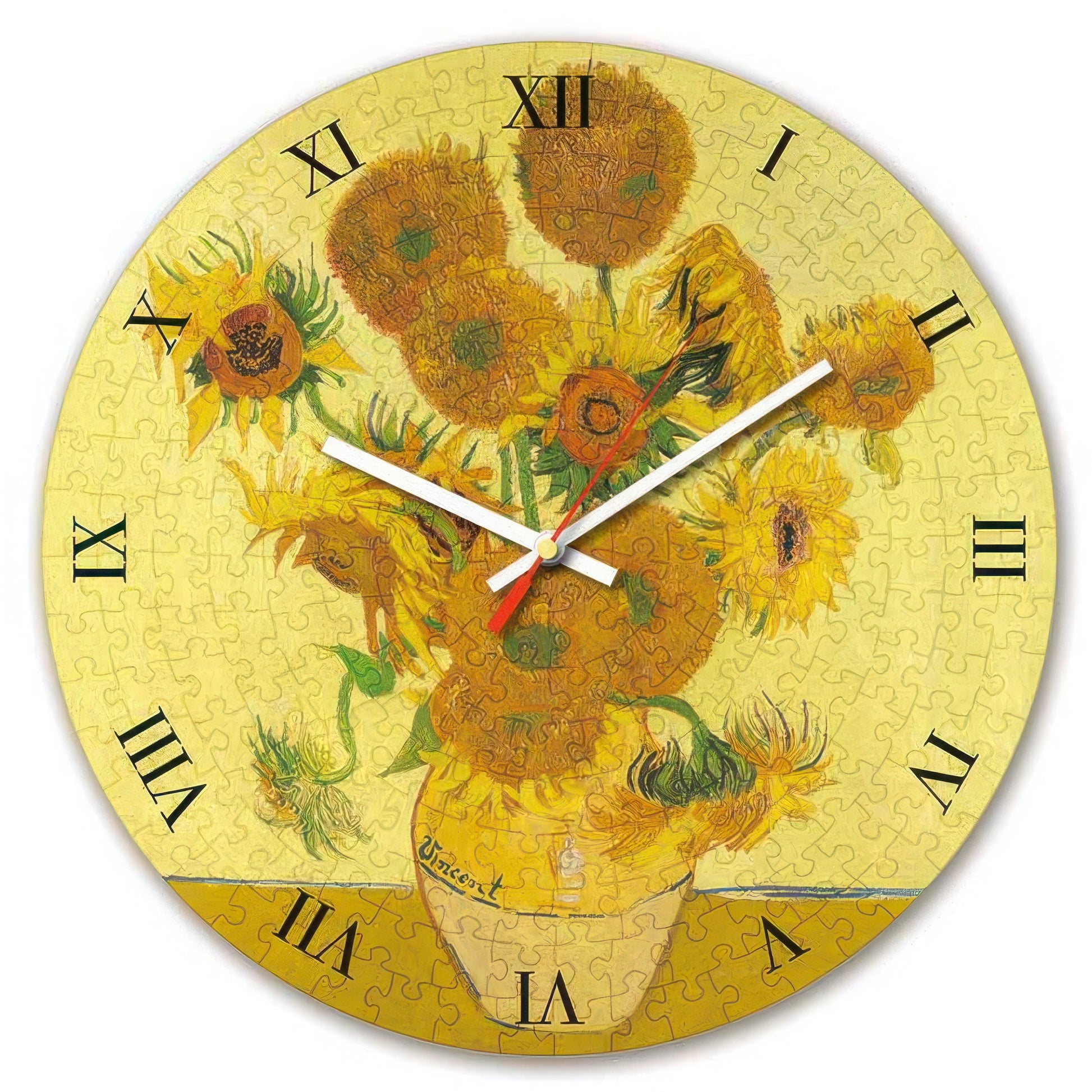 appleone-4240-001-fine-art-sunflower-240-pieces-plastic-clock-puzzle