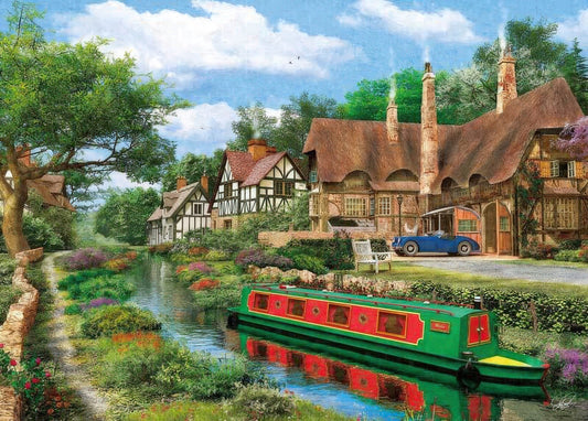 Appleone 500-222　Illustration • Cottage Canal　500 Pieces Jigsaw Puzzle