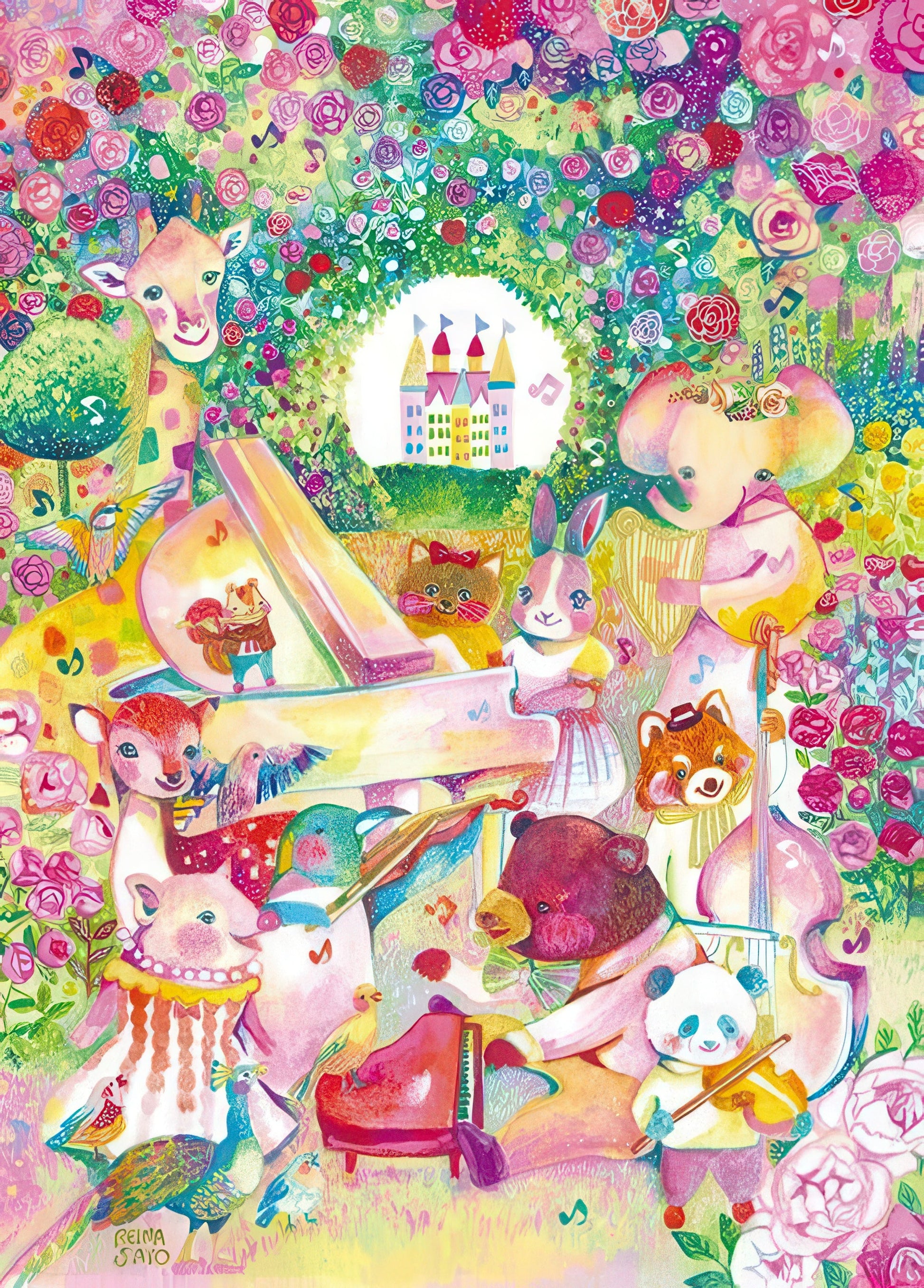 appleone-500-240-illustration-lovely-concert-500-pieces-jigsaw-puzzle