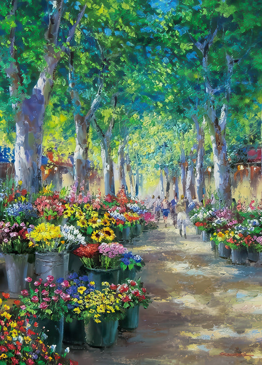 Appleone 500-248　Illustration • Flower Avenue　500 Pieces Jigsaw Puzzle