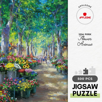 appleone-500-248-illustration-flower-avenue-500-pieces-jigsaw-puzzle