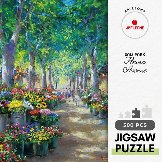 Appleone 500-248　Illustration • Flower Avenue　500 Pieces Jigsaw Puzzle