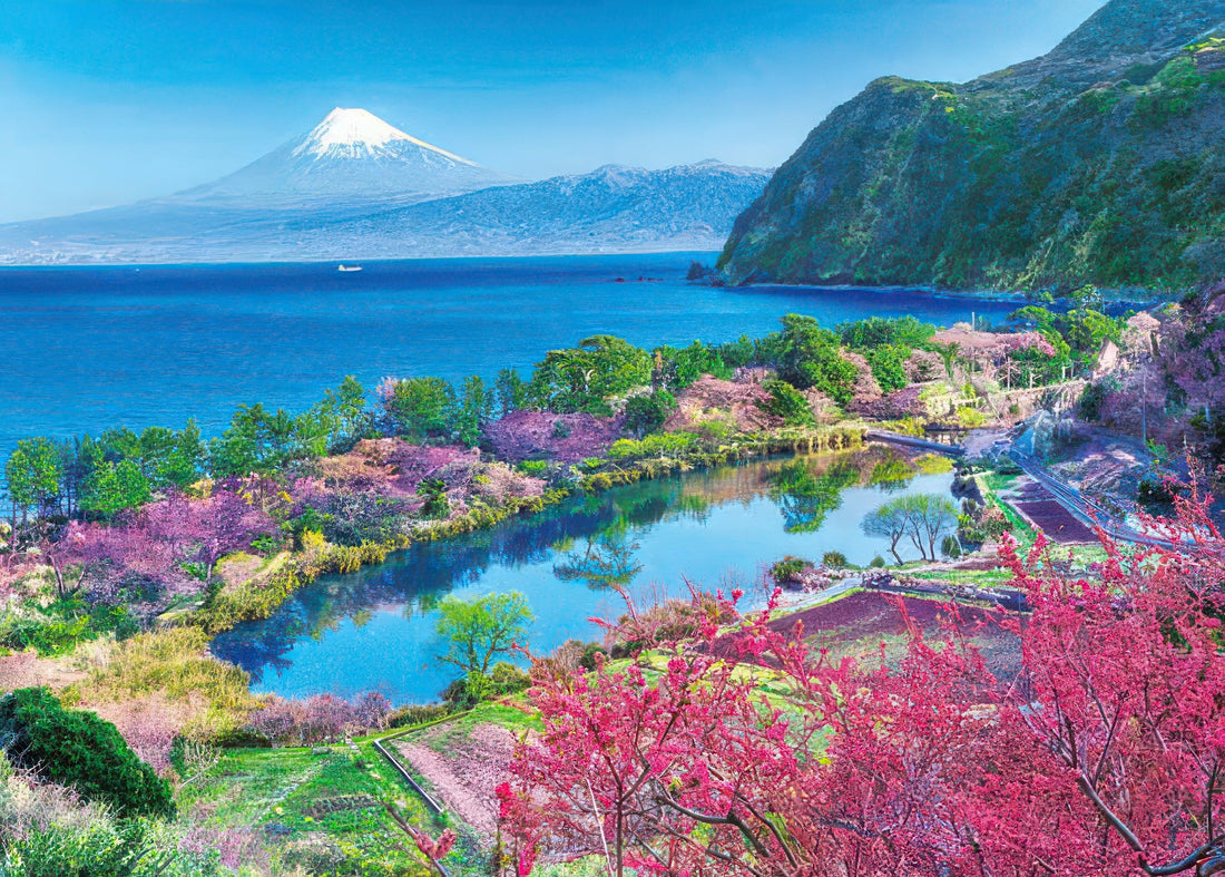 appleone-500-252-scenery-peach-blossoms-and-mt-fuji-in-fine-weather-500-pieces-jigsaw-puzzle