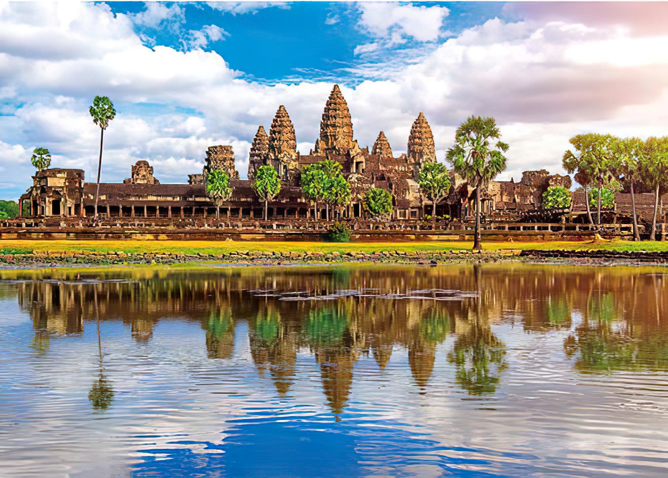 Appleone • Scenery • Brillliant Angkor Wat　500 PCS　Jigsaw Puzzle