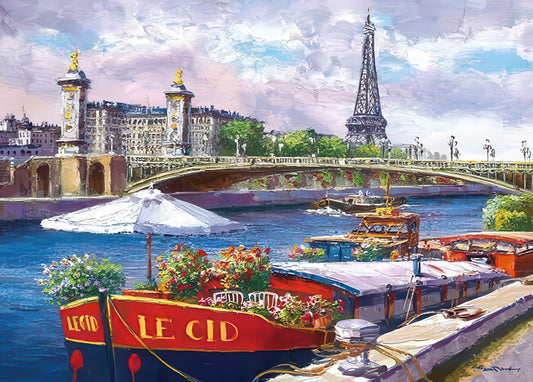 Appleone 500-258　Illustration • Along the Seine　500 Pieces Jigsaw Puzzle