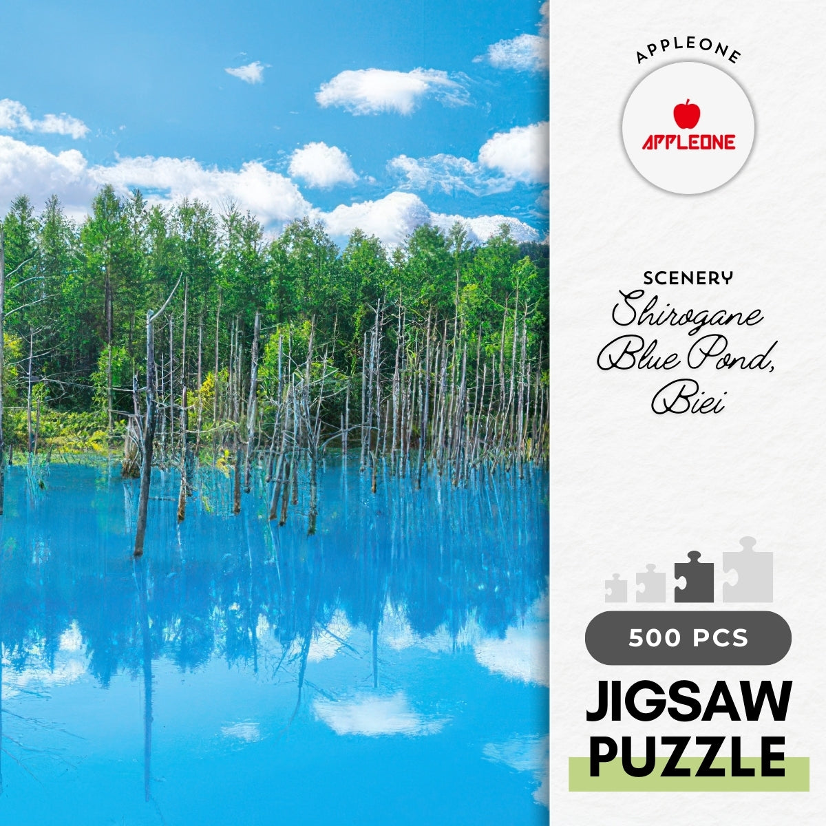 appleone-500-263-scenery-shirogane-blue-pond-biei-500-pieces-jigsaw-puzzle