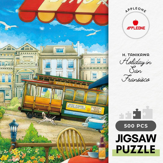 Appleone 500-273　Illustration • Holiday in San Fransisco　500 Pieces Jigsaw Puzzle