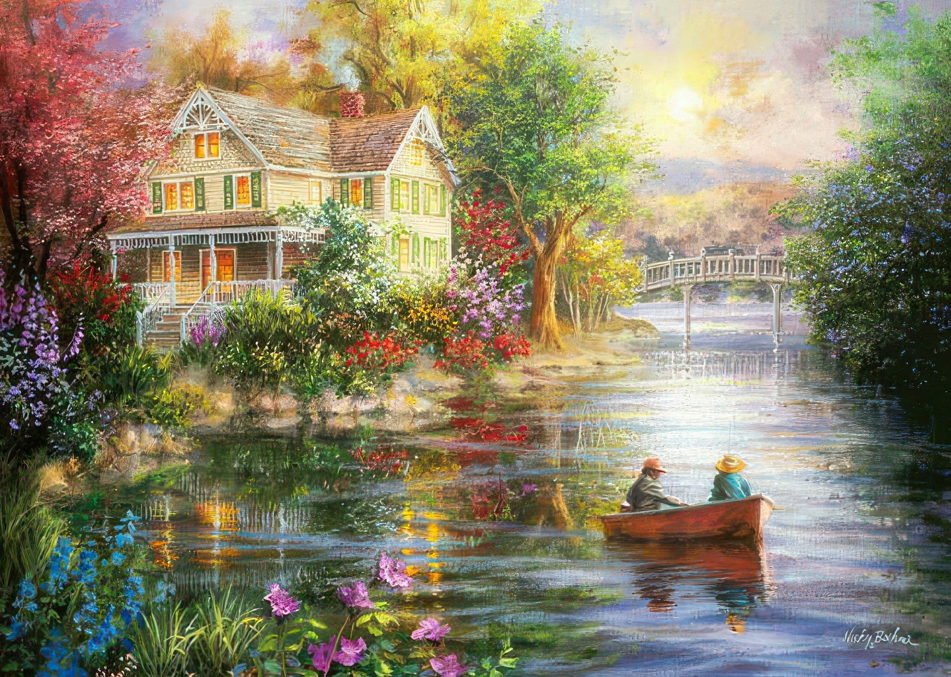 appleone-500-279-fine-art-boating-afternoon-500-pieces-jigsaw-puzzle